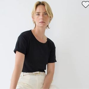 MOVING SALE!! BRAND NEW J Crew Linen roll-cuff crewneck T-shirt